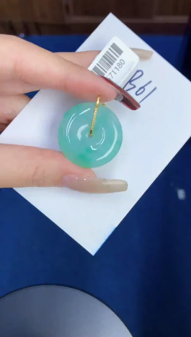 【闪购商品】翡翠颈饰18K金镶嵌000000000