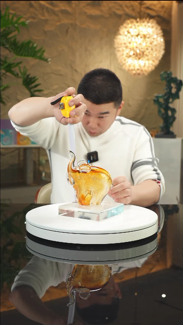 【闪购商品】瓷片福利大象摆件小号