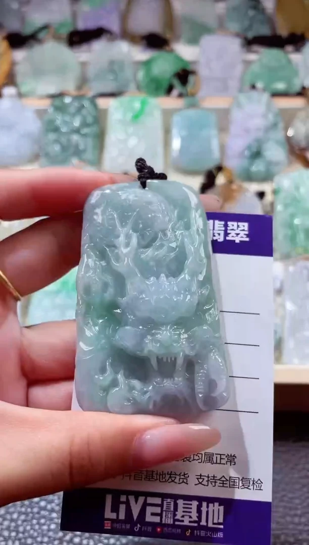 翡翠未镶嵌颈饰000058647