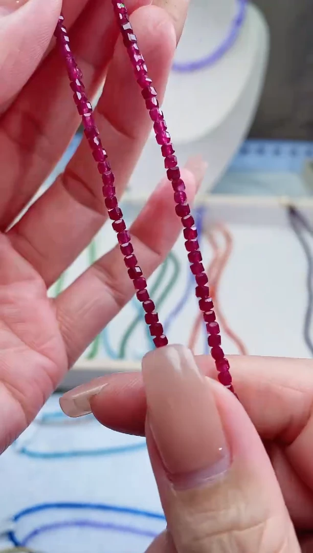 【闪购商品】红宝石颈饰14K金镶嵌诗颜珠宝甄选SYZB63