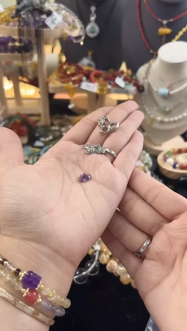 银S925镶嵌颈饰水晶吊坠