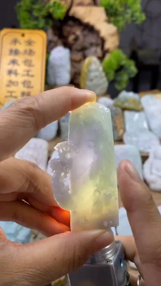 定制翡翠未镶嵌包工包料天然A货翡翠0510