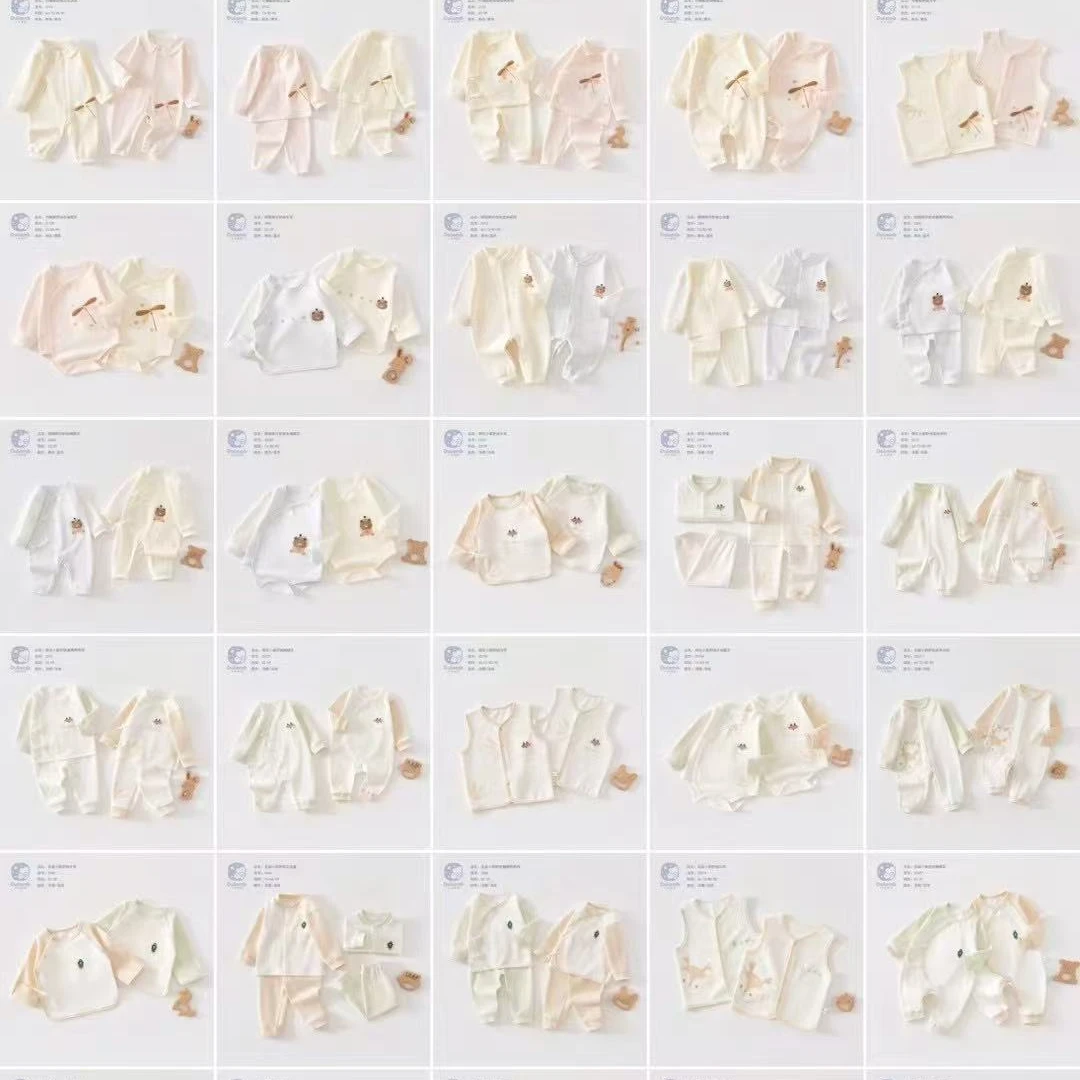 龙琦贝 婴儿A类连体衣 荷