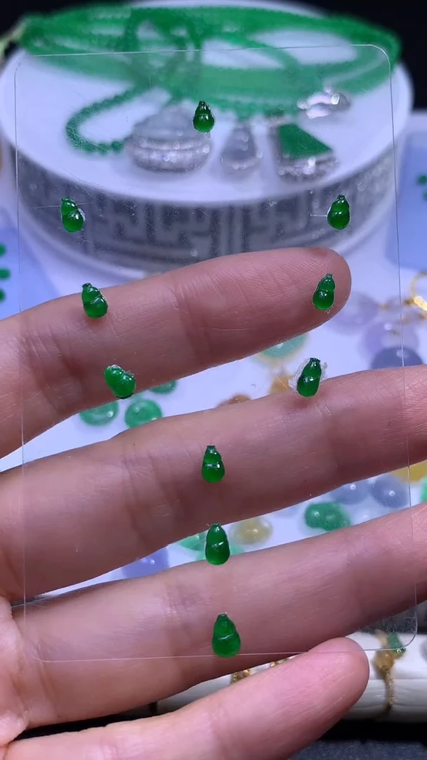 未镶嵌定制翡翠 葫芦2 一套