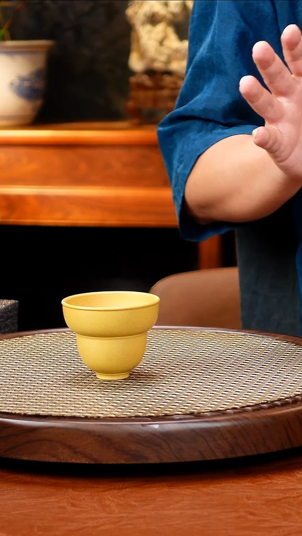 茶杯紫砂黄金段葫芦杯