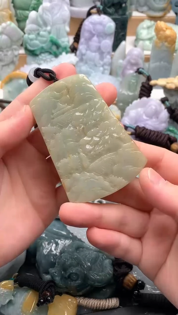 吊坠(不含链)未镶嵌翡翠1