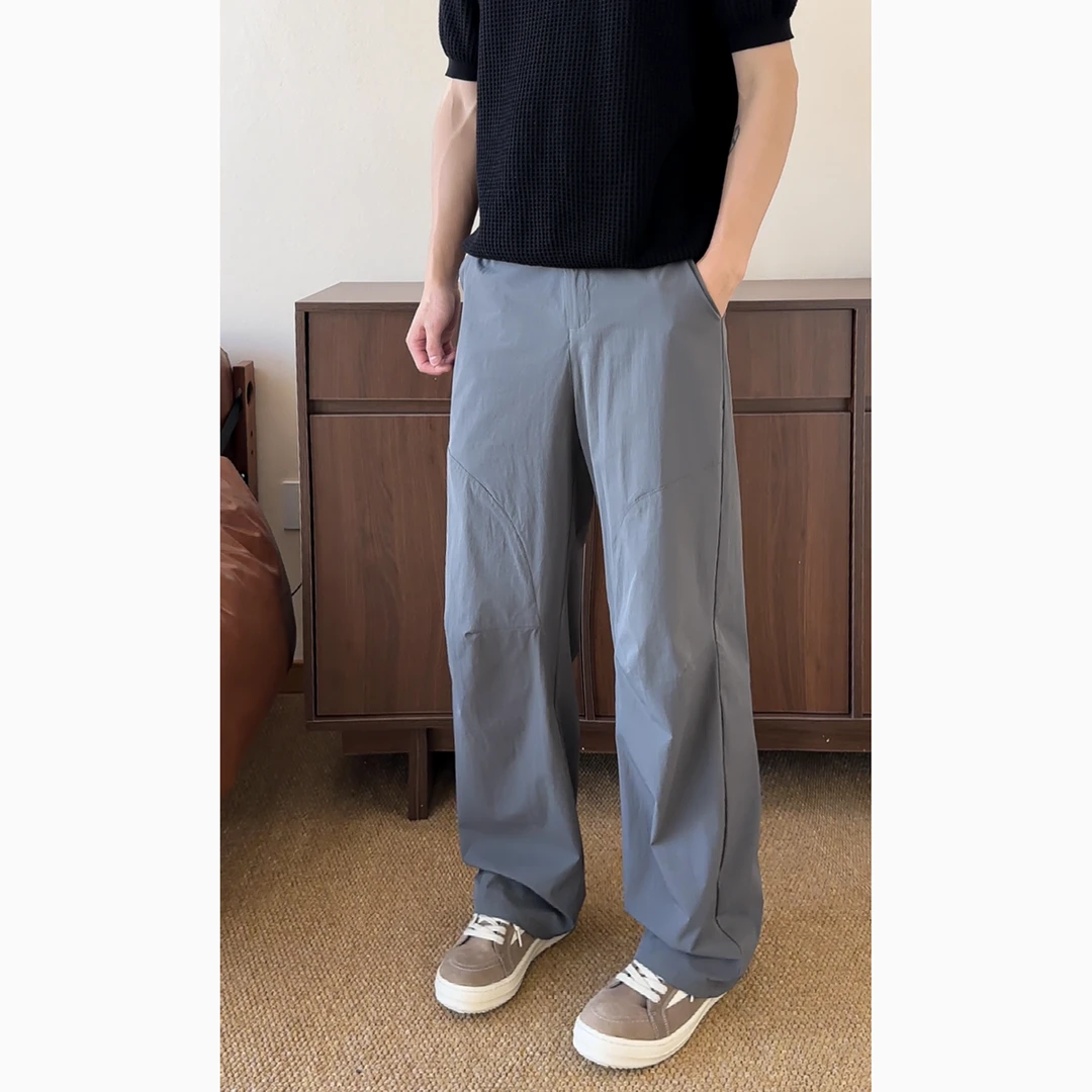 秋季新款鸟家版型机能户外裤百搭软壳冲锋裤防水拉链解构休闲裤男