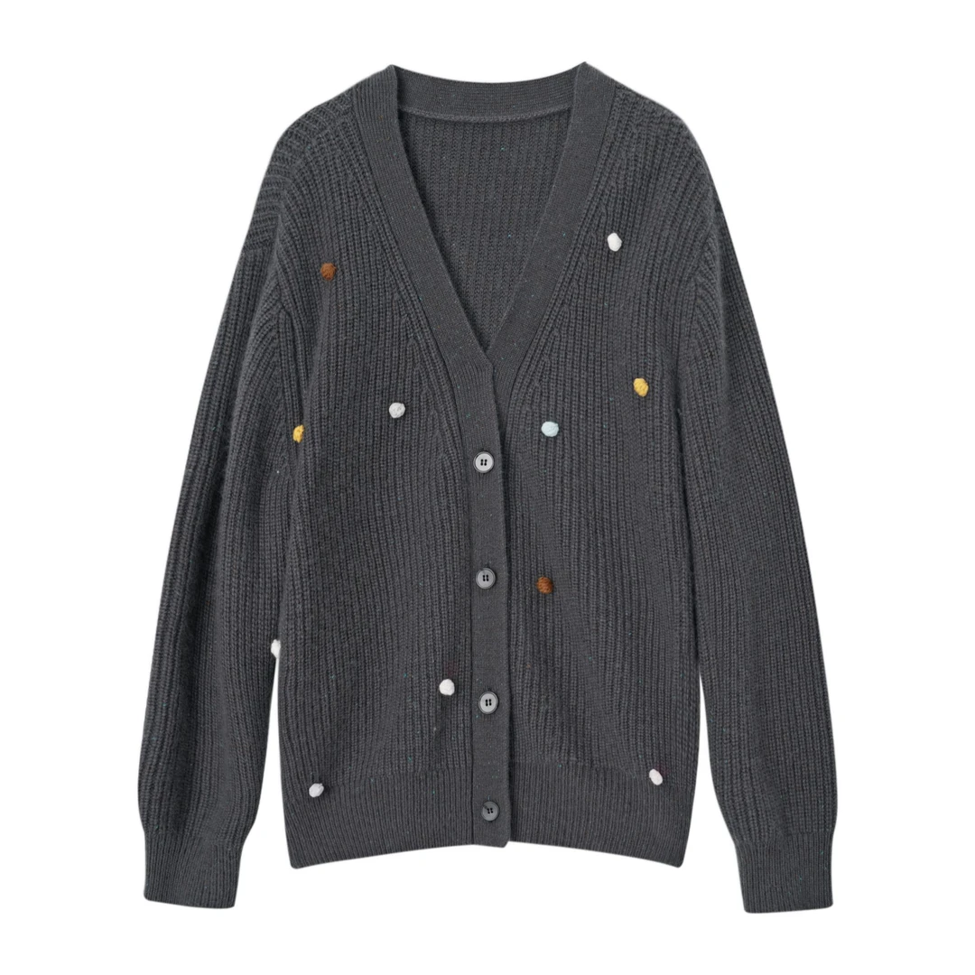 片断2025年新款针织开衫P4A340018M05