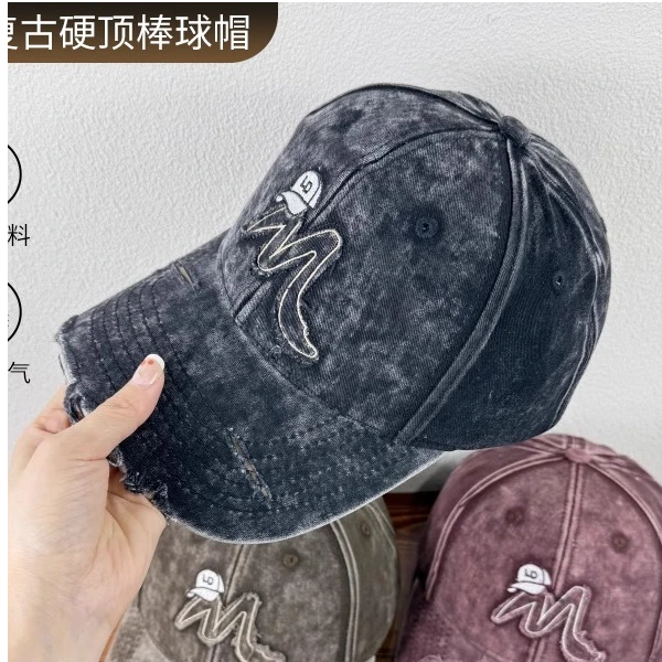 蒙利顿韩版夏季男女百搭时尚休闲棒球帽遮阳帽大帽檐大头围深帽深