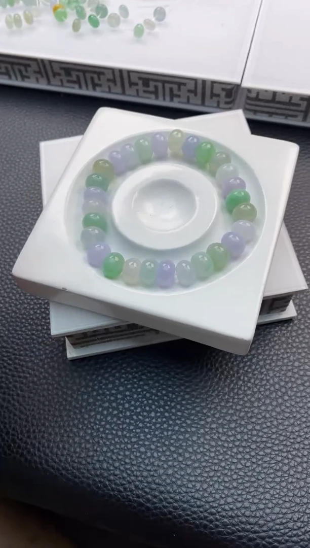 未镶嵌手串翡翠43天然A货翡翠手串