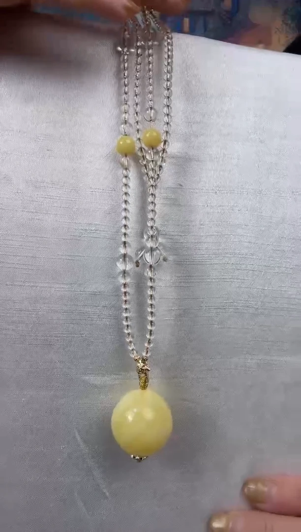 颈饰未镶嵌水晶天然