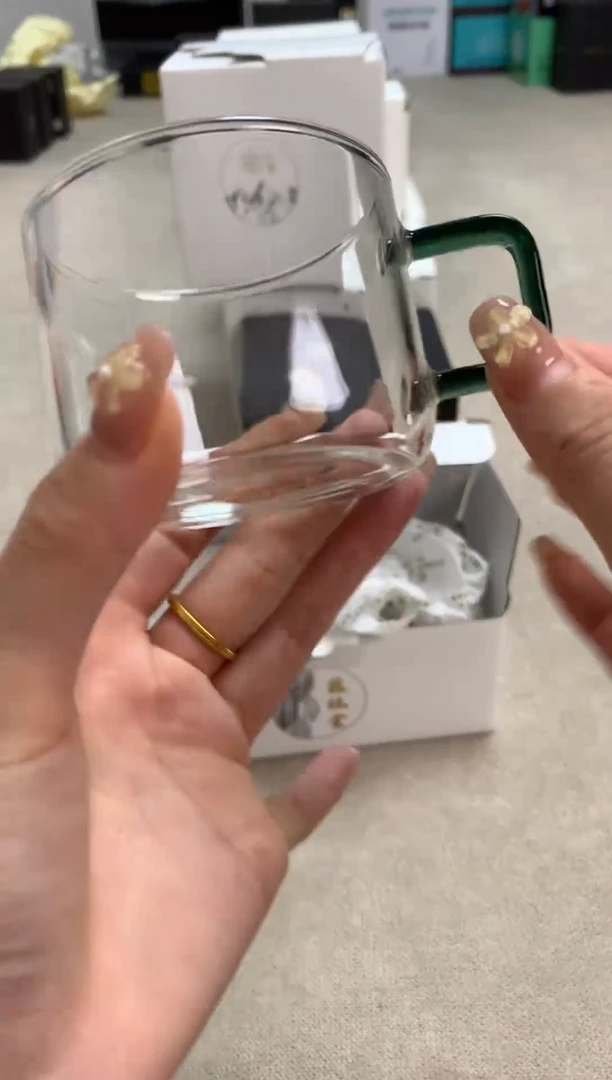 匠造堂品茗杯一对高硼硅耐热玻璃
