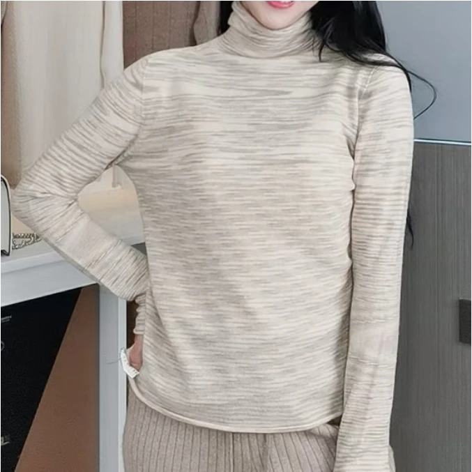 100%山羊绒高领气质女式羊绒衫24DAK1186