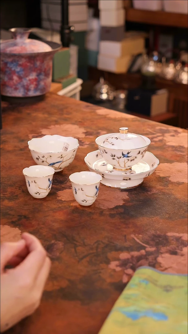 【闪购商品】陶瓷茶具（无礼盒无茶盘）@@ZH126