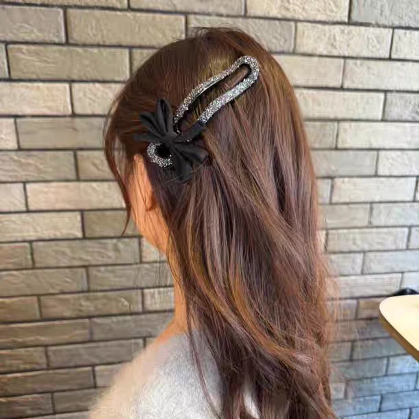 发夹边夹女一字夹气质鲨鱼夹头饰抓夹卡通风鸭嘴夹网红时尚发饰