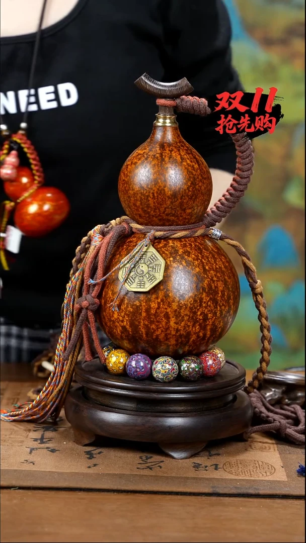 XV107藏绳款酒葫芦不包手串
