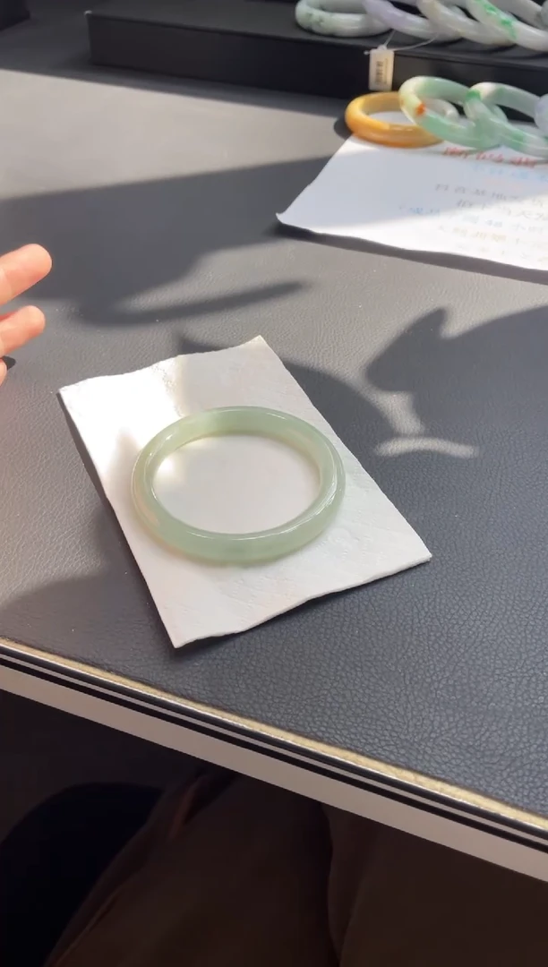 未镶嵌手镯翡翠28#天然缅甸A货翡翠手镯56-58圈口