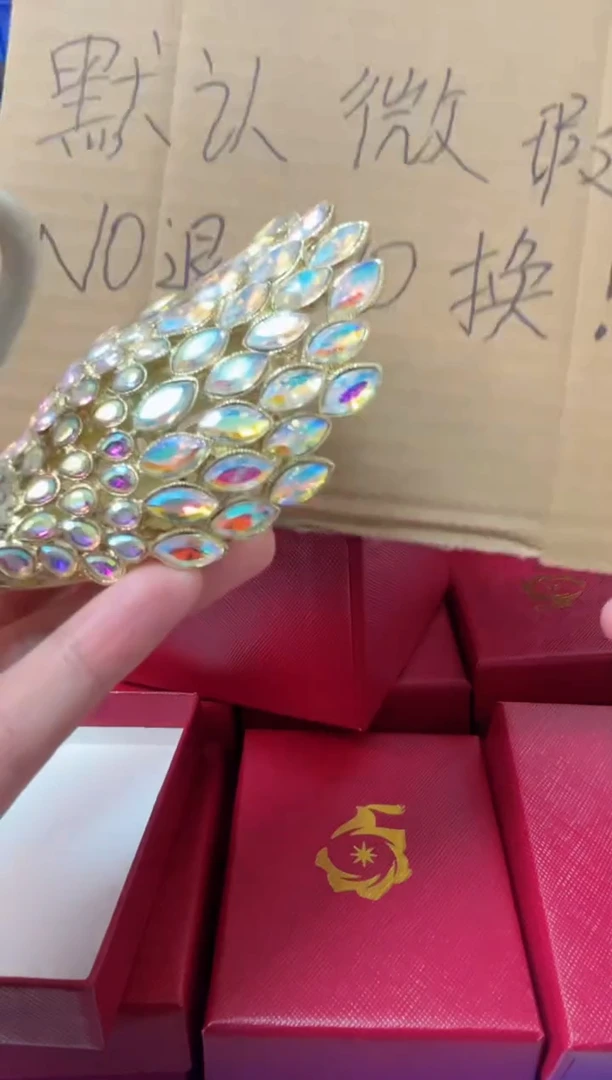 【闪购商品】瓷片年货节福福价格高质珐琅彩合金摆件首饰盒