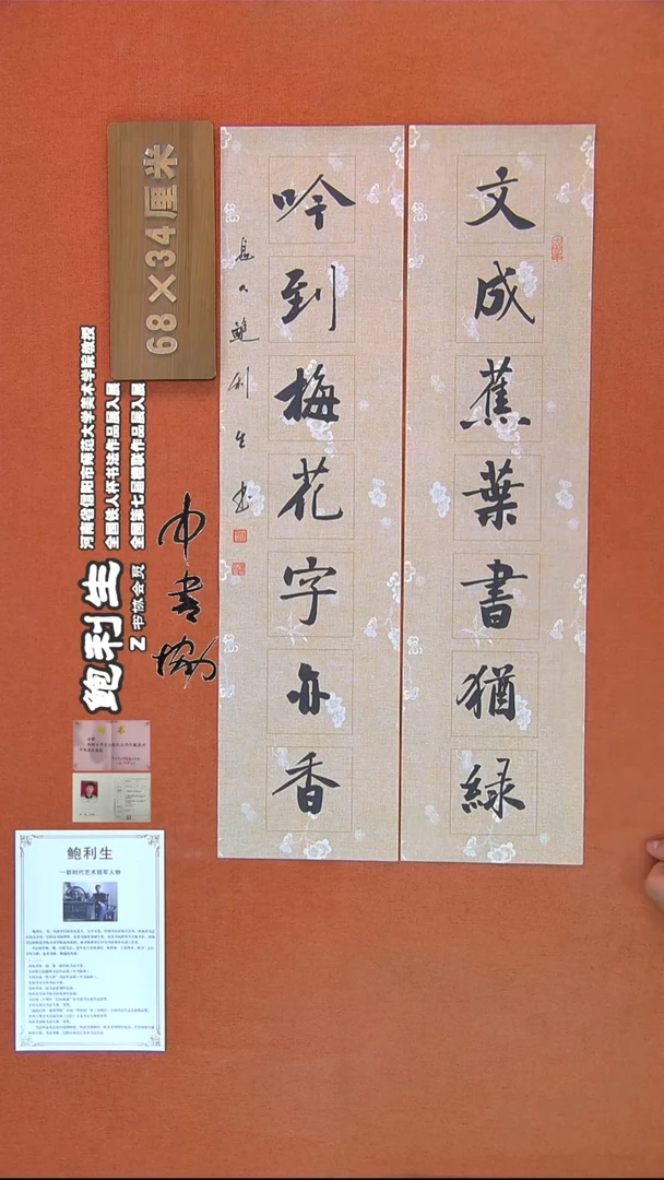 【闪购商品】书法461鲍利生书法作品
