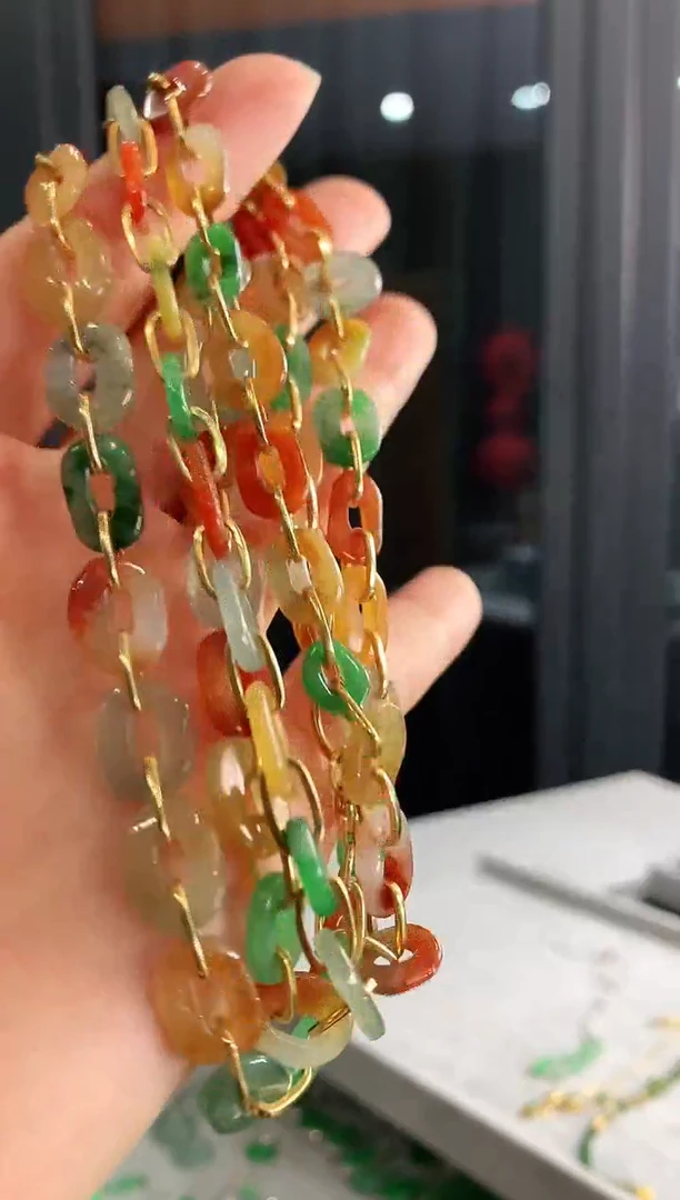 【闪购商品】翡翠颈饰银S925镶嵌颈饰
