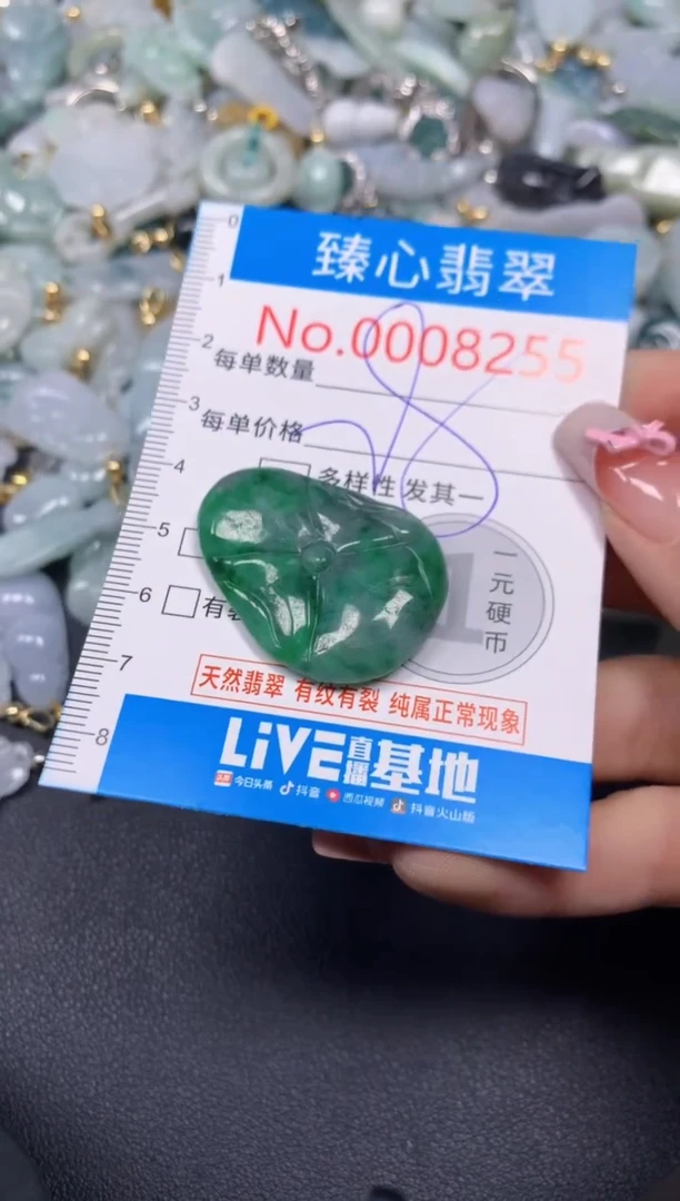 【闪购商品】翡翠颈饰未镶嵌含绳0008255