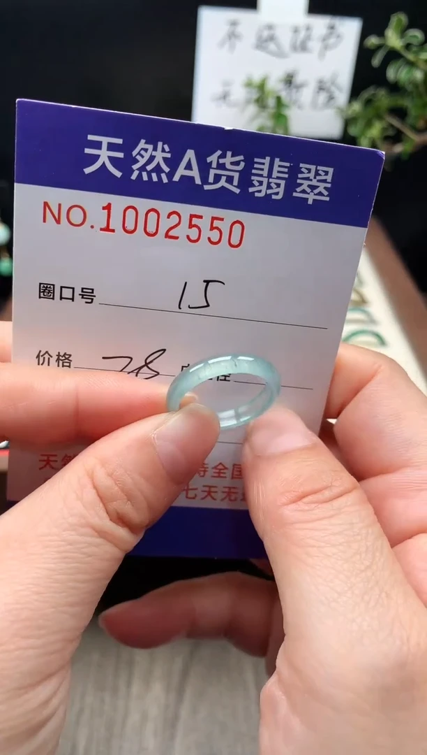 未镶嵌戒指翡翠15#