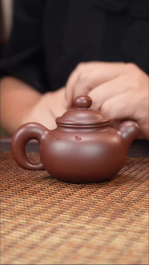 茶壶紫砂汀禾紫砂龙血砂道洪莲子