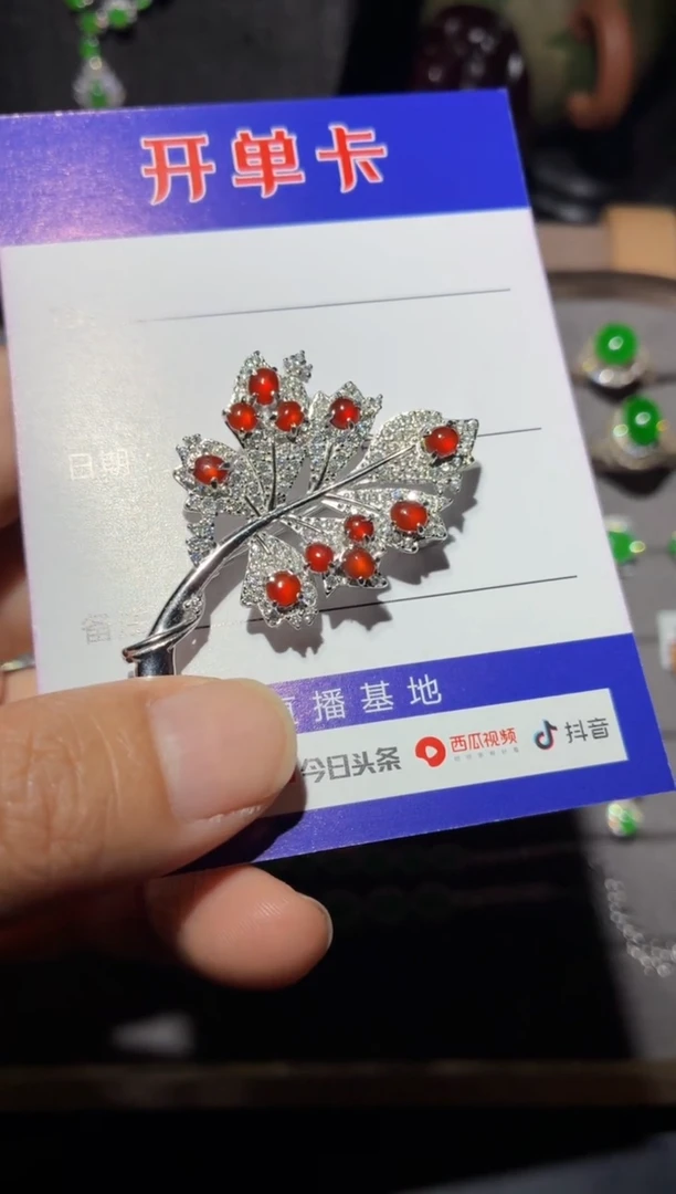 颈饰银S925镶嵌翡翠全量
