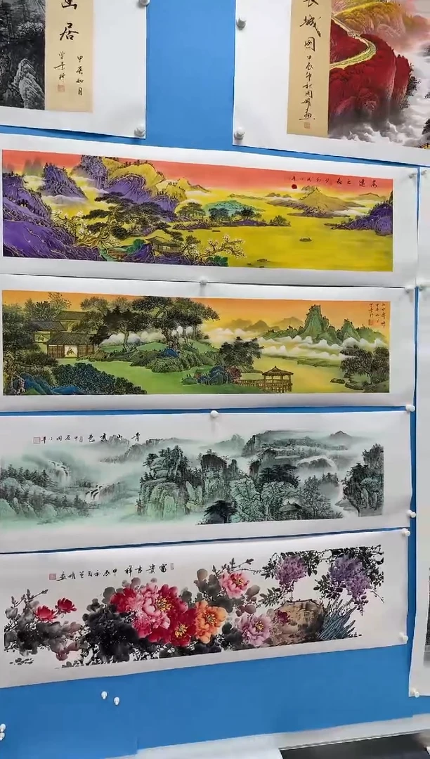 国画青绿同类型随机