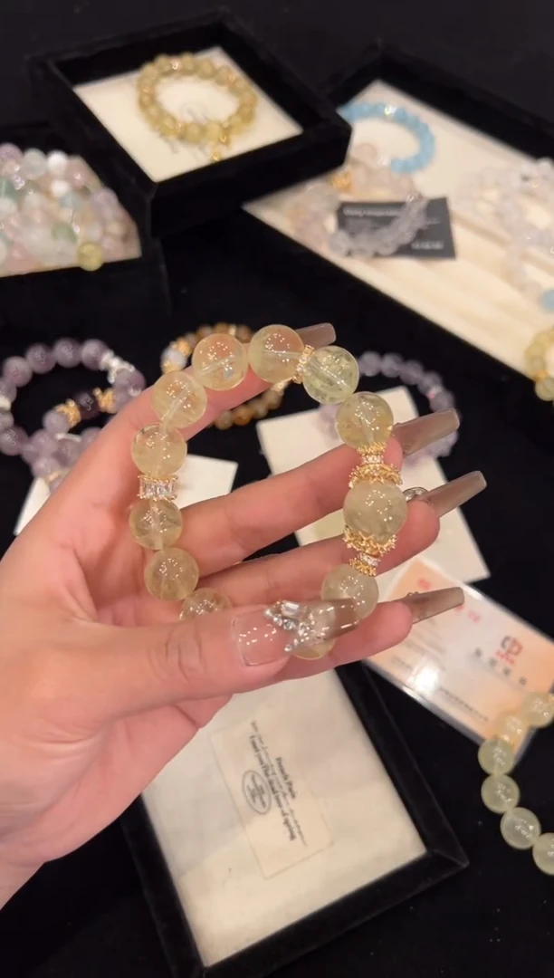 【闪购商品】水晶手链合金柠檬阿赛手链x1337