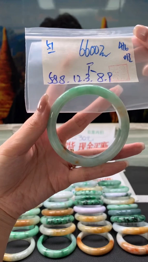 翡翠手镯未镶嵌翡翠手镯 下单联系小耳机#51