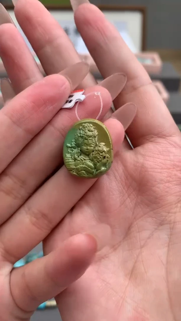 【闪购商品】绿松石雕刻未镶嵌Q78雕刻