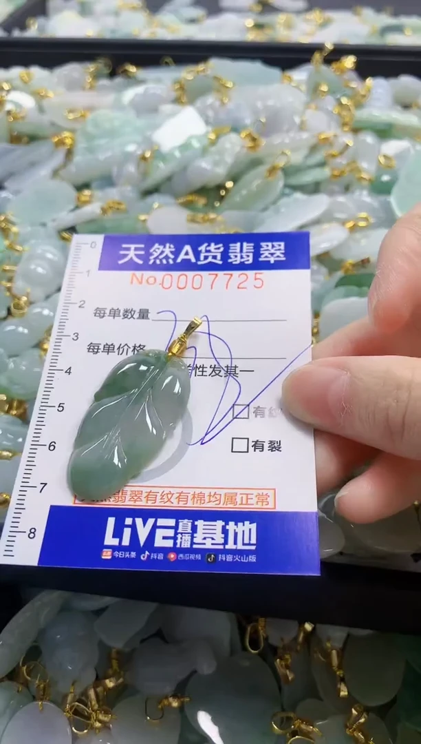颈饰未镶嵌翡翠天然A货翡翠