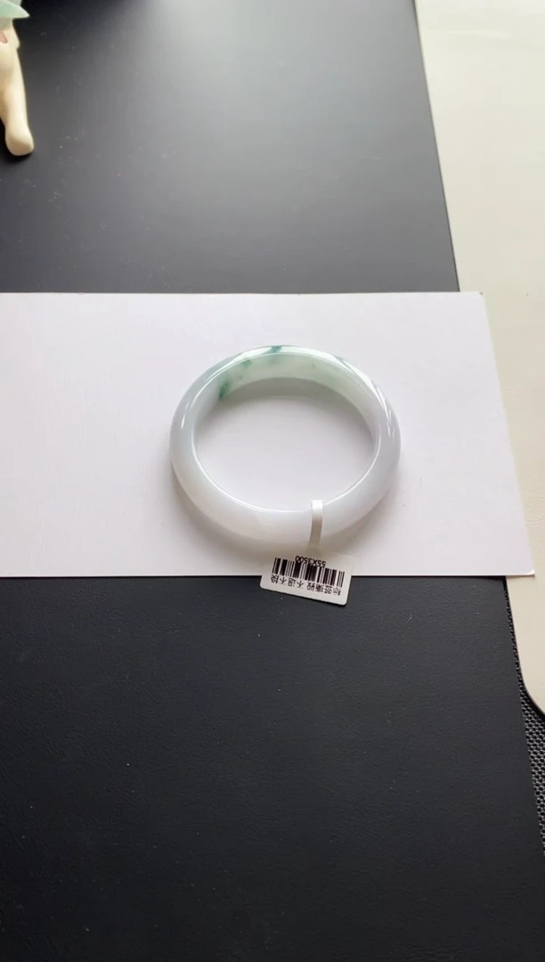 未镶嵌手镯翡翠55.7正圈