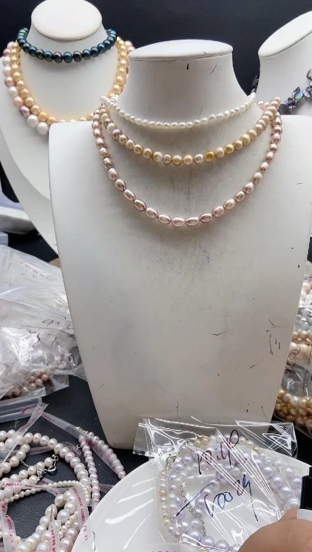 淡水珍珠未镶嵌颈饰1