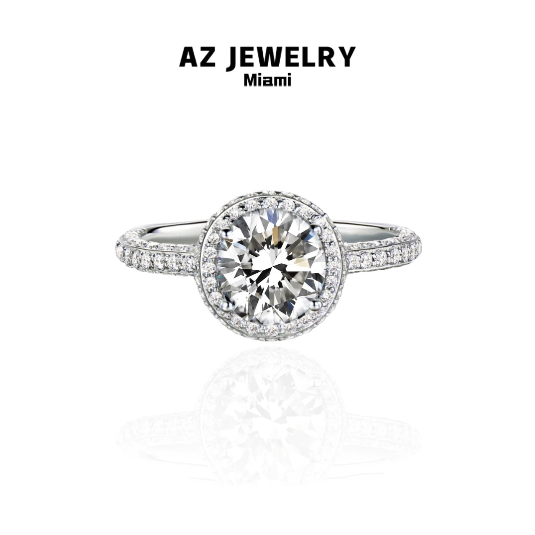 ANNA ZUCKERMAN 925银合成锆石戒指 Q镜_经典百搭复古戒指R0043