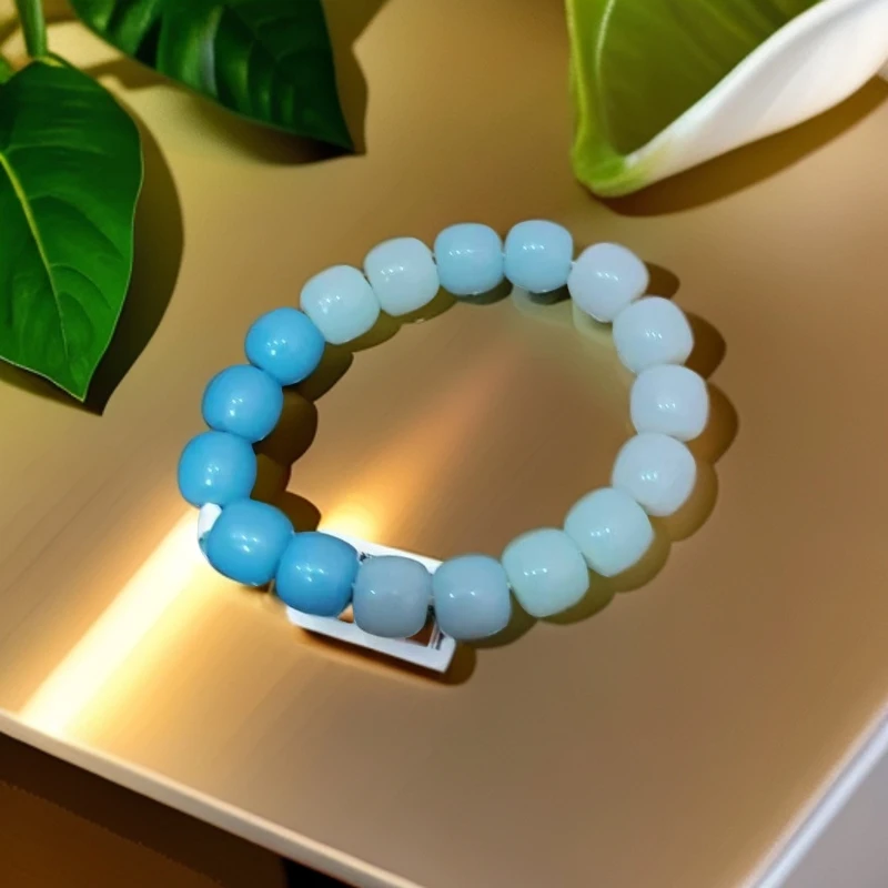 非金属珐琅手链 【闪购链接】4382白蓝渐变手串手链