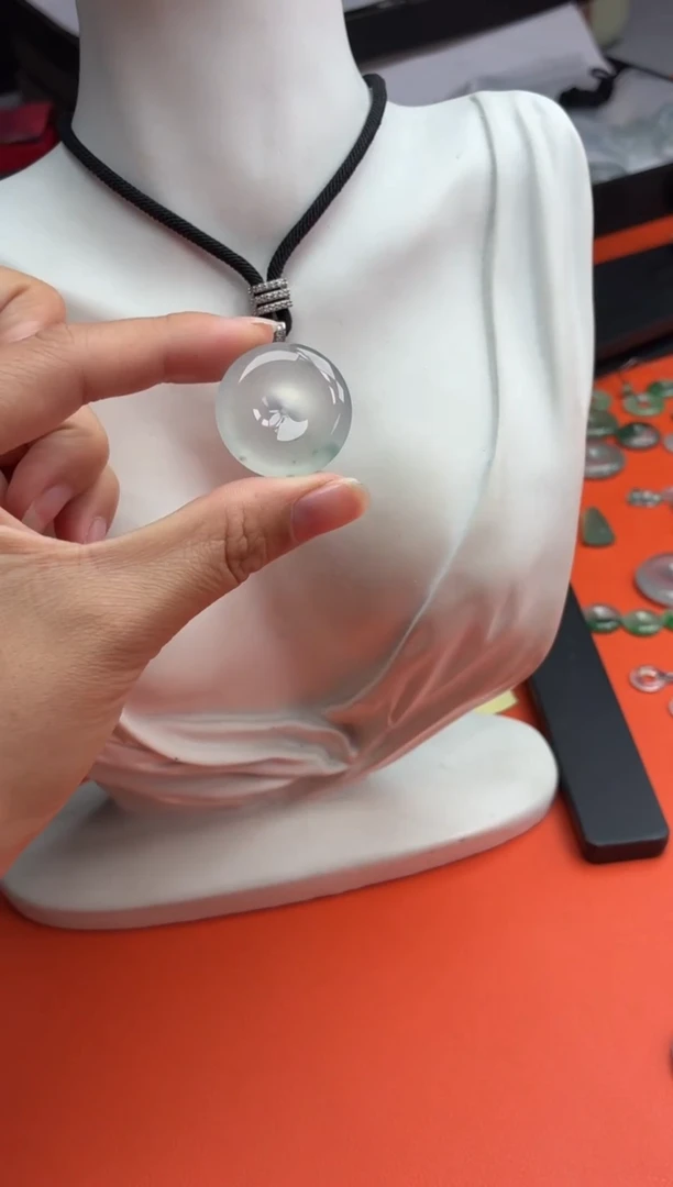 吊坠(不含链)未镶嵌翡翠6 平安扣 25.7 6.0