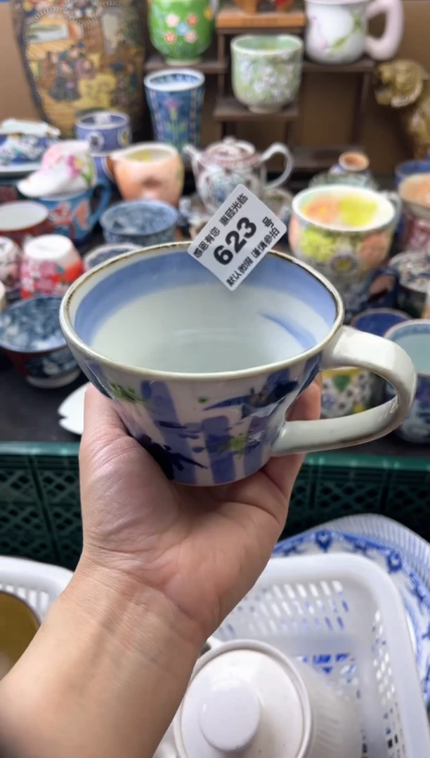 瓷片七*623号六六工艺品瓷器