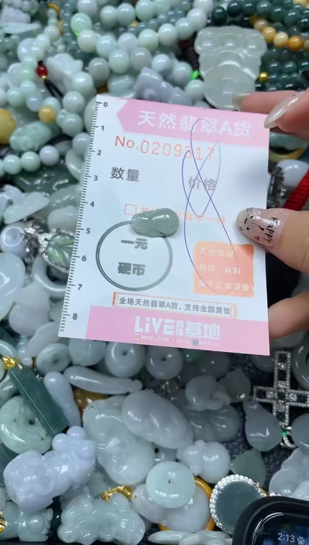 翡翠未镶嵌颈饰闪购0209317