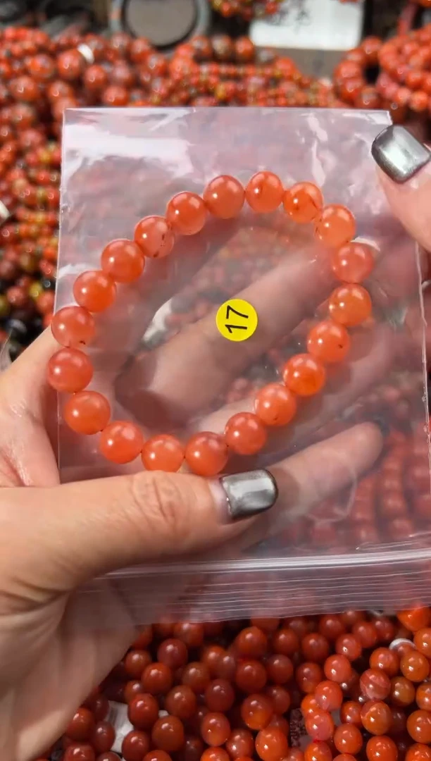 未镶嵌手串南红玛瑙10+
