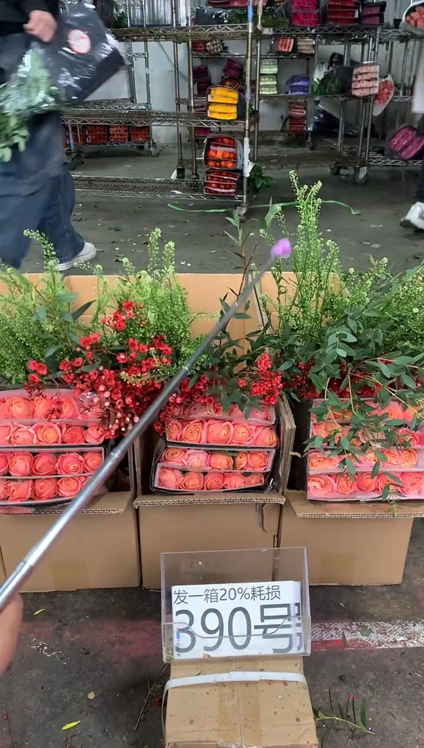 390号♥中通含20%耗损发一箱鲜花