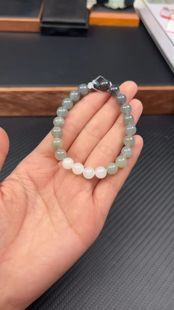 【闪购商品】和田玉手串未镶嵌若羌微色差卡8