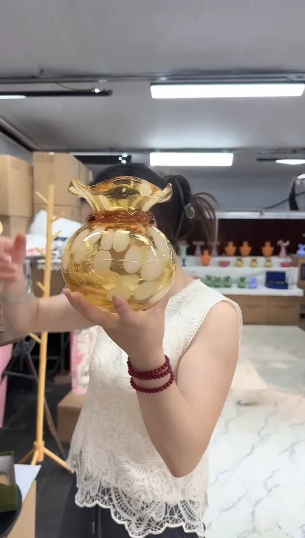 琉璃手工艺品花瓶花器Z-12