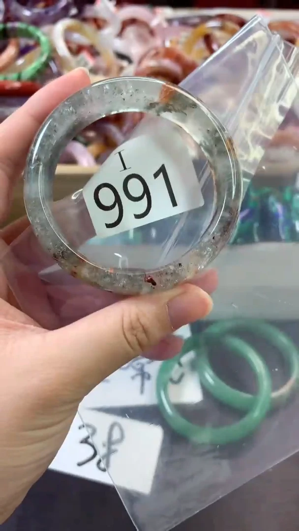 水晶手镯未镶嵌I991-55