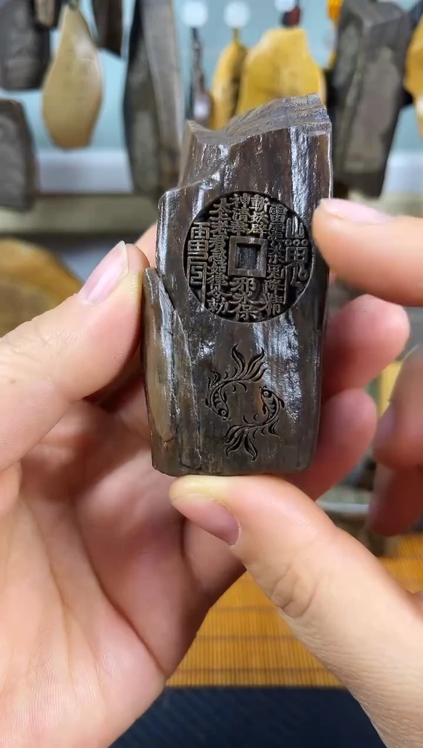 原石雕刻手把件 挂件 默认打孔穿绳9