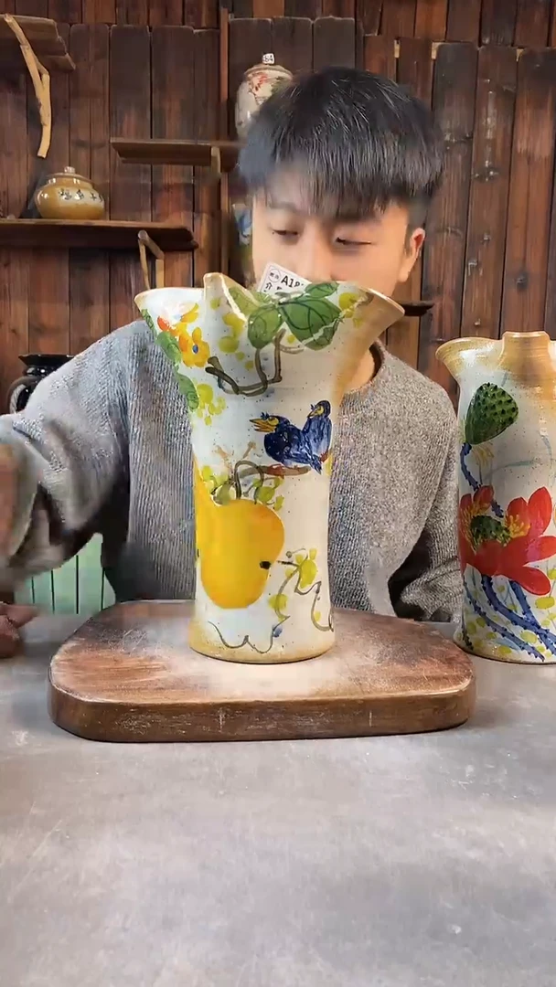 碗182瑕，手工手绘，超值陶瓷