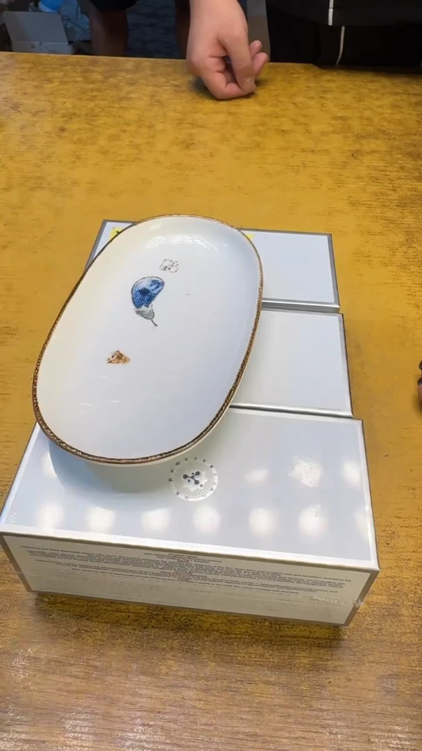 瓷器瓷器瑕疵破破80三件霜碗