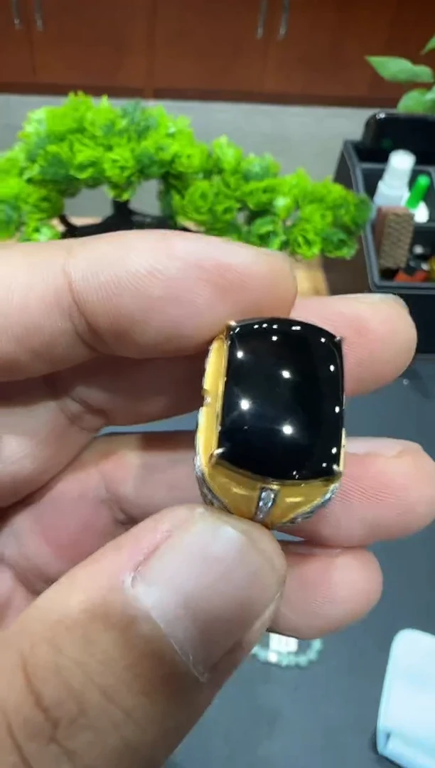 18K金镶嵌挂件翡翠卿****姐A货翡翠多样性孤品