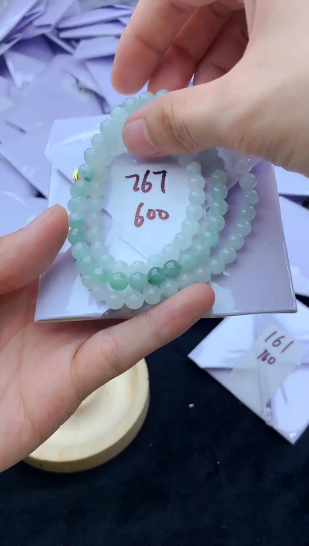 未镶嵌手串翡翠天然A货缅甸翡翠